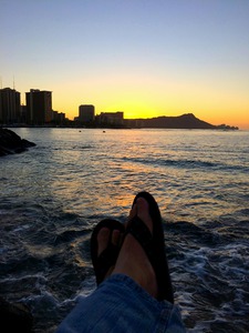 Sitting by the Dock of the Bay Sunrise