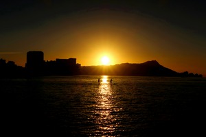 Paddle Board Sunrise