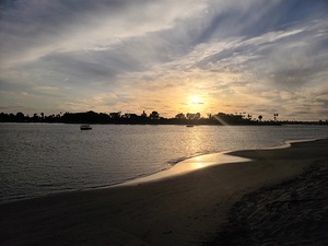 San Diego Sunset: Echoes of the Setting Sun