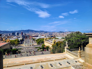 The Pulse of Catalunya: Barcelona View from Museum of Catalan Visual Arts