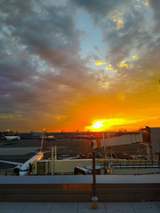  Runway Sunset