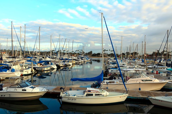 Sea of Boats B Print