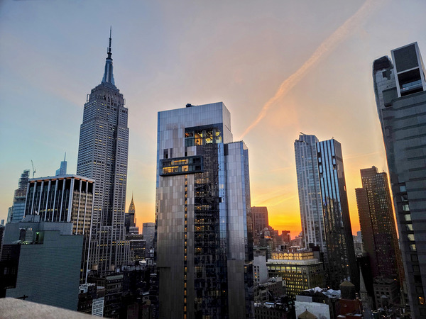 Sunrise Over the City Print