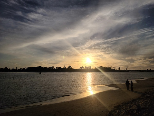 San Diego Sunset: A Horizon for the Mind Print