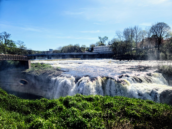 From the Edge: Serenity Meets Momentum at Paterson Great Falls Print