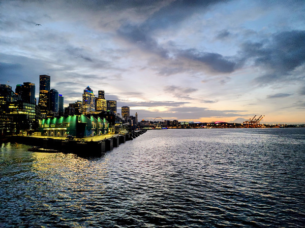 The Emerald City at Evening Print