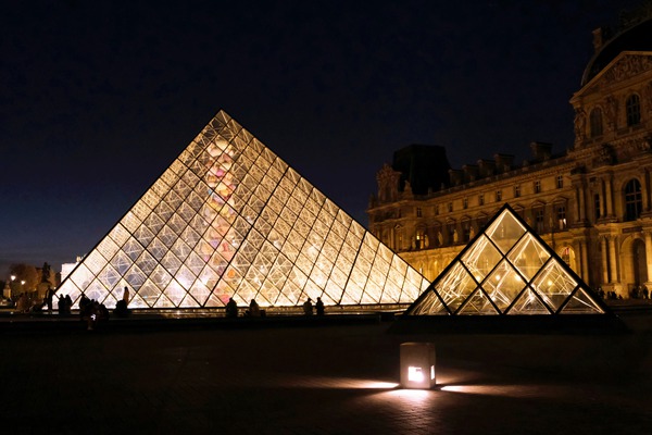Evening Louvre 2 Print