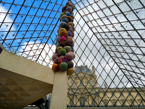 In Louvre with the View 2 Print