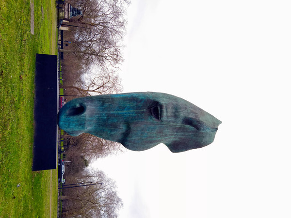 Horsehead Sculpture 2 Print