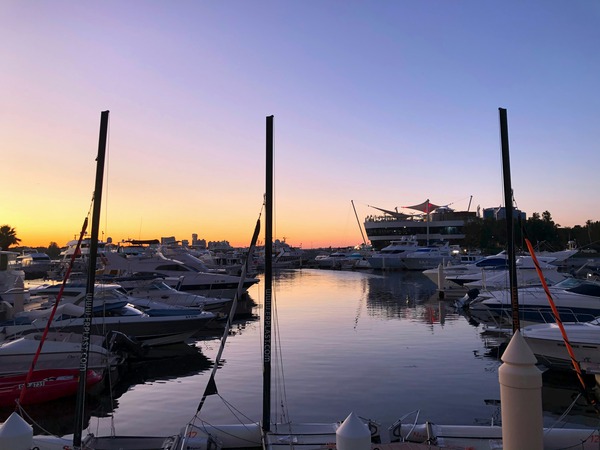 Docks of the Desert Dubai Style Print