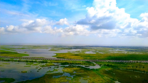 New Orleans from the Sky Print