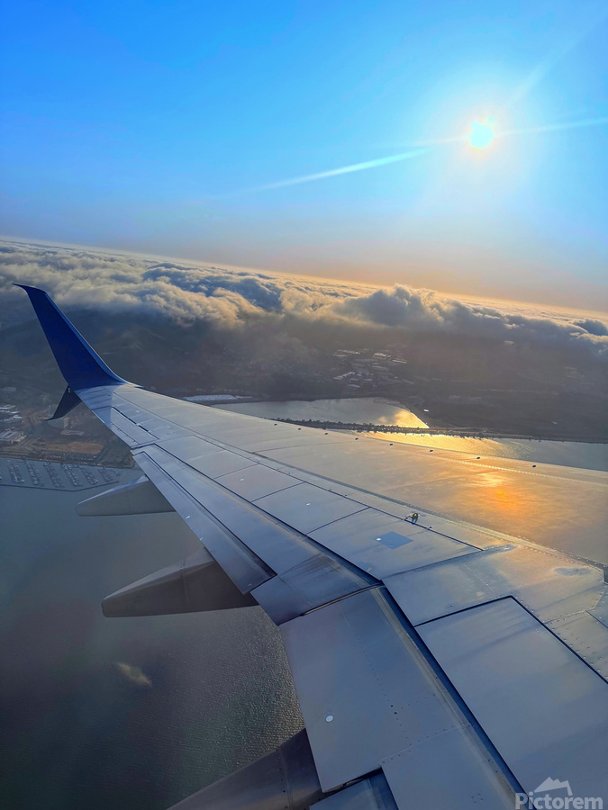 Wings over SF: Above the Quiet Kingdom  Print