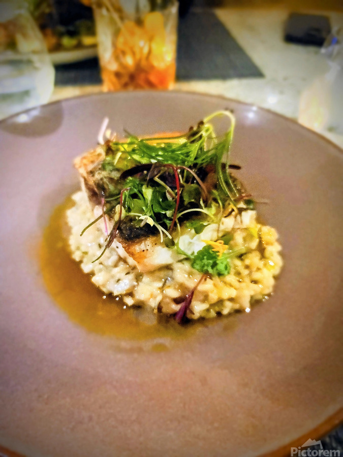 Earth Ocean Flame: A Coastal Culinary Portrait  Imprimer