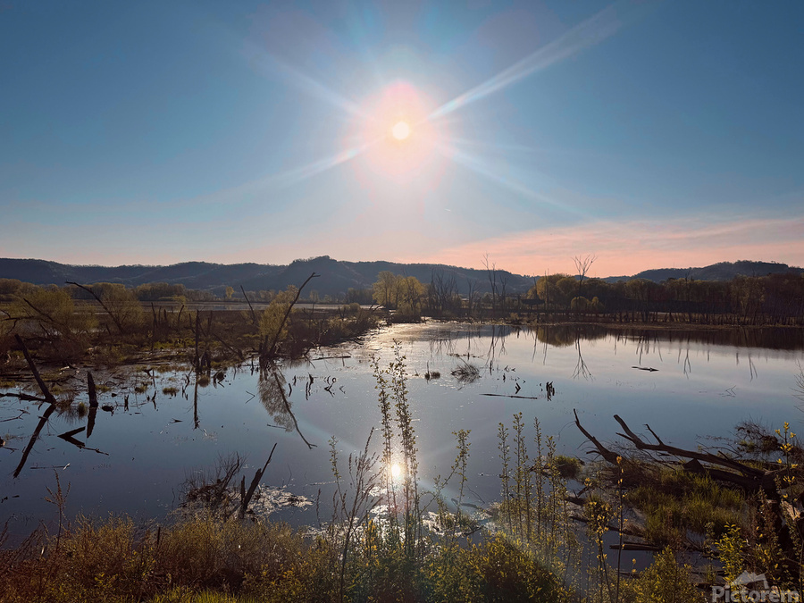 Reflections of La Crosse 2-Reflecting the brilliance of a new day  Imprimer