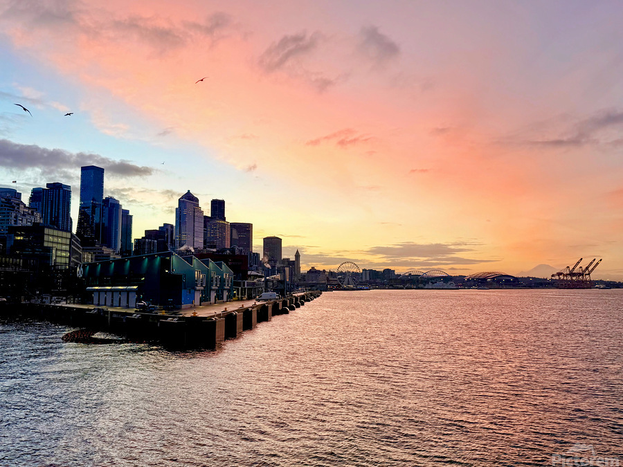 Orange Hour-2  Print