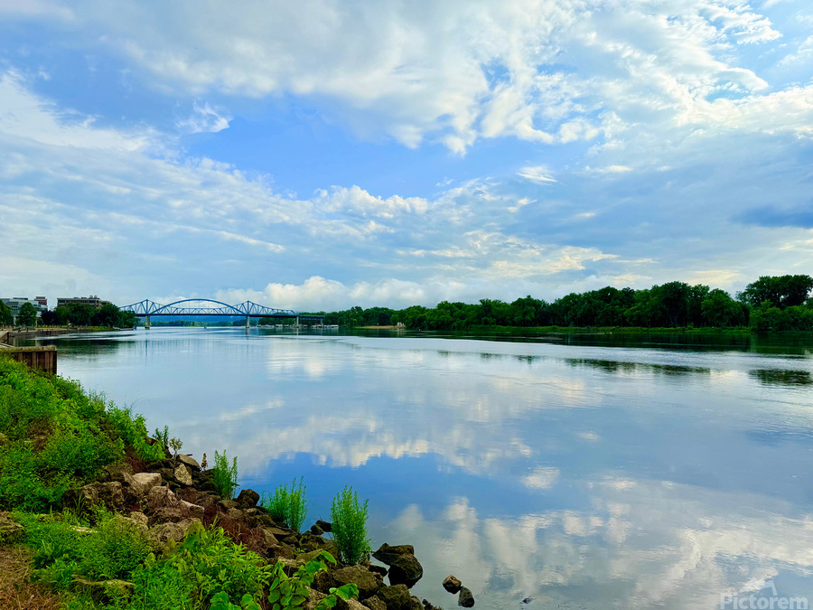 Whispers Between the Sky and Stream  Print