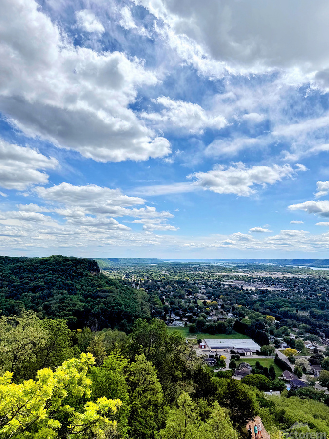 Sunlit Hometown  Print