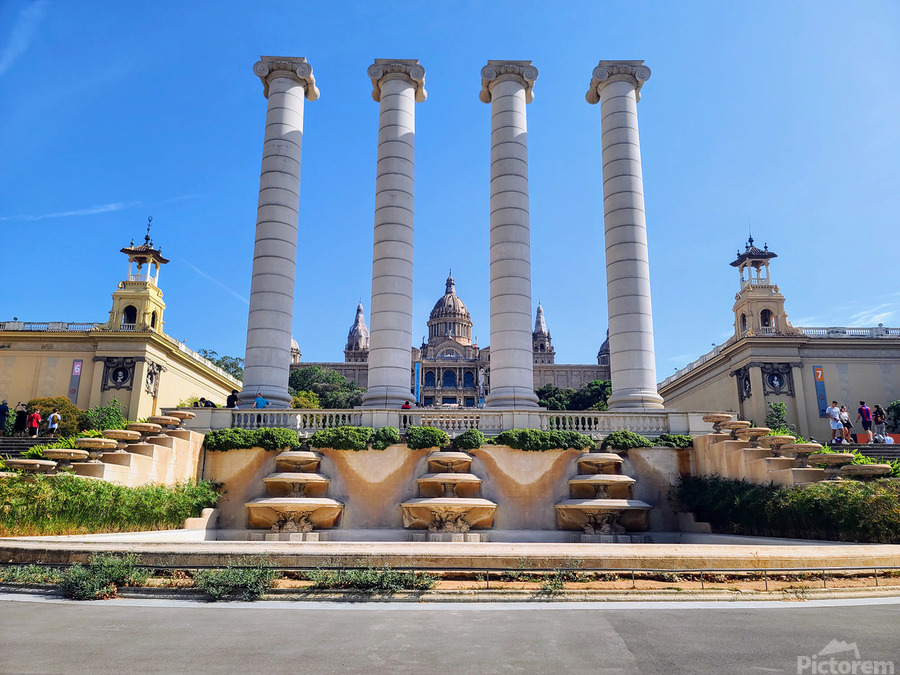 Vertical Dreams: Barcelona’s Guardians of History  Print