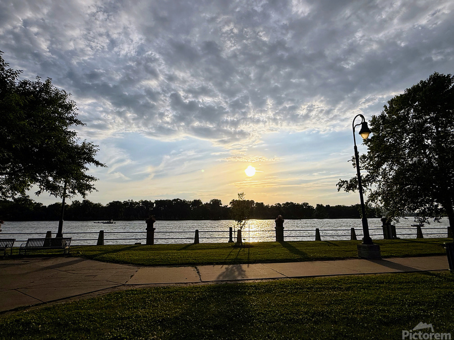Golden Hour on the Centerline  Print