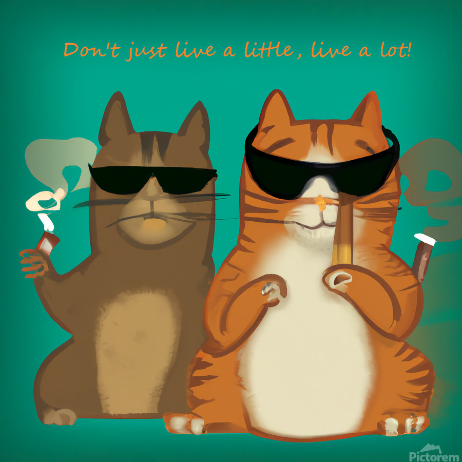 BadCatz Selfie 2  Print