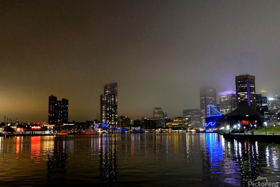 Beautiful Baltimore Harbor  Print