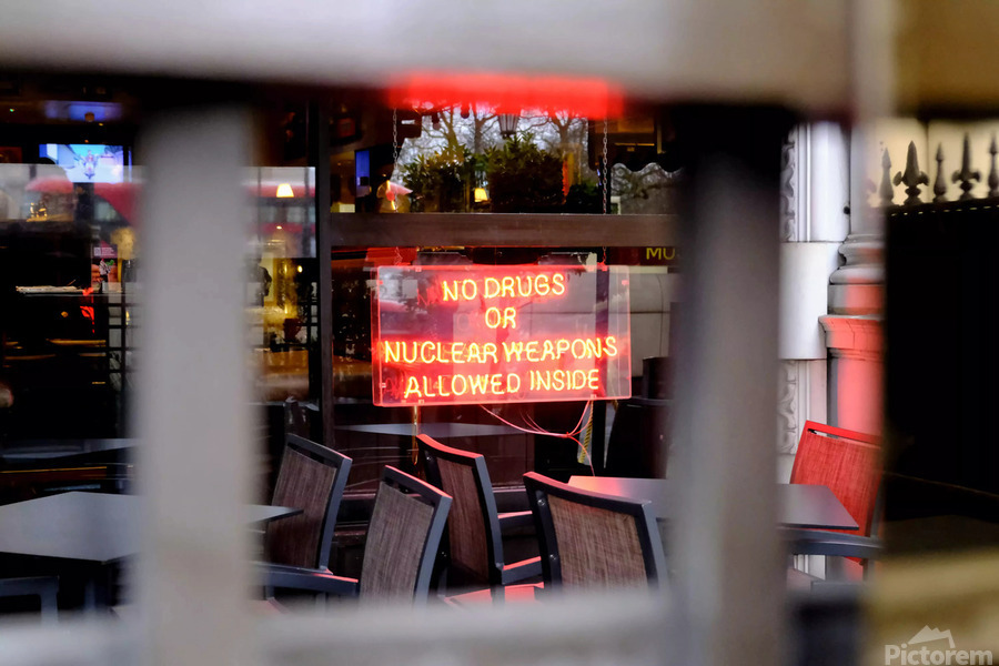 A Hard Rule at this Cafe 2  Print