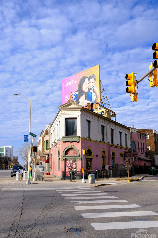 Flatiron Corner Glow  Print