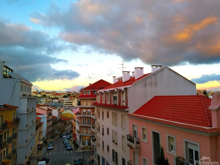 Lisbon Impressionism  Print