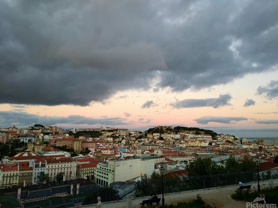 Lisbon Landscape 2B  Print