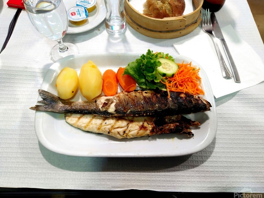 Grilled Fish  Print