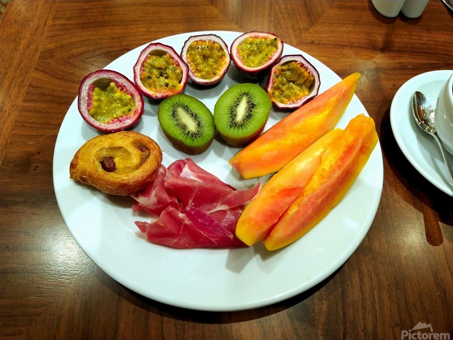 Passioned Fruits Meat Pastry  Print