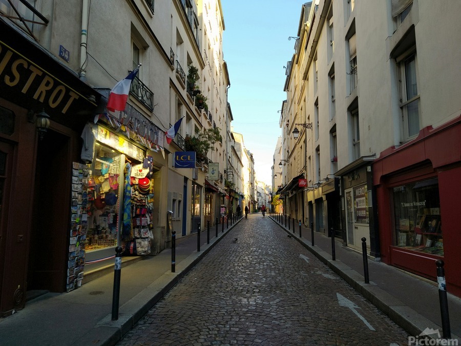 Streets of Paris -- Rue Mouffetard  Imprimer