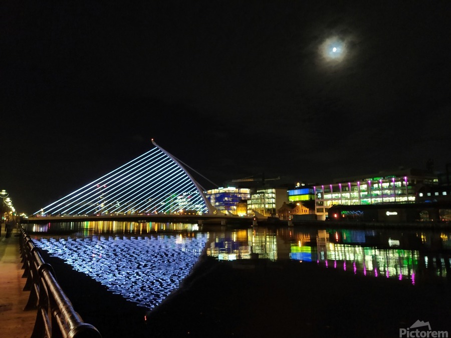 Dublin Dreams along River Quay 4B  Print