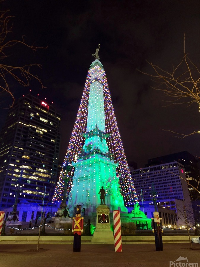 Monumental Christmas Tree 2B  Print