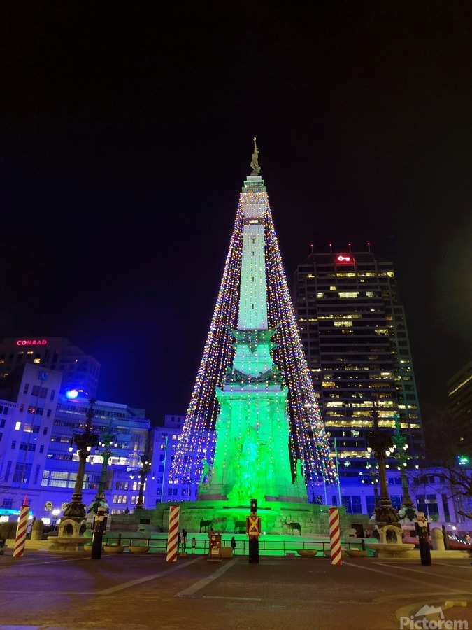 Christmas Tree Lights  Print