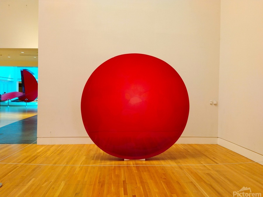 Big Red Dot B  Print