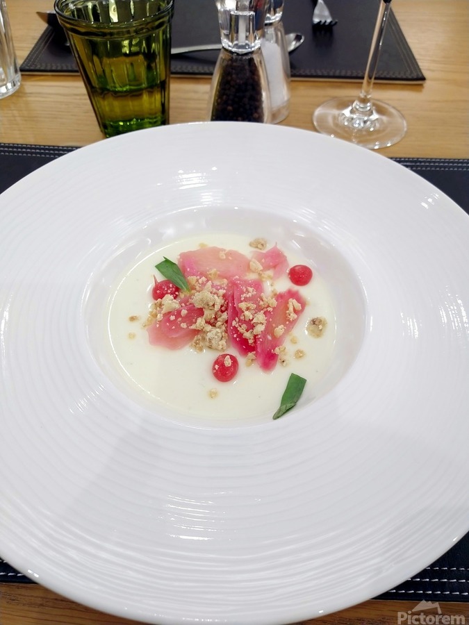 Poached Rhubarb  Print