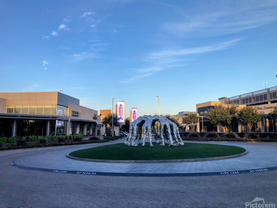 Dallas Cowboys Ford Center Huddle  Print
