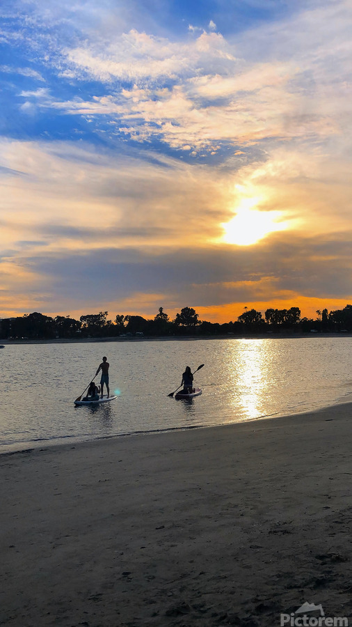 Drifting Toward a Painted Sky  Print