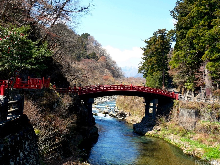 Water Under the Japanese Bridge 2  Print