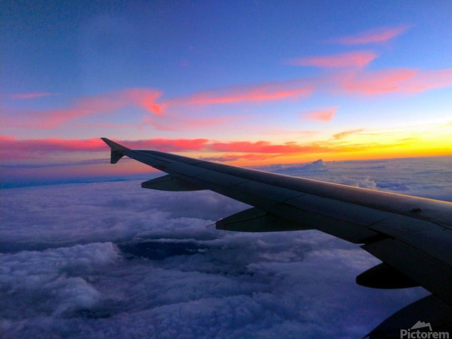 Flying into the Sunset 2  Print