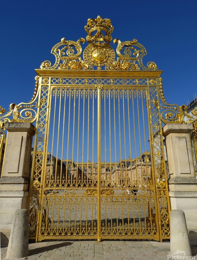 The Palace of Versailles -- Gate to Luxury  Print