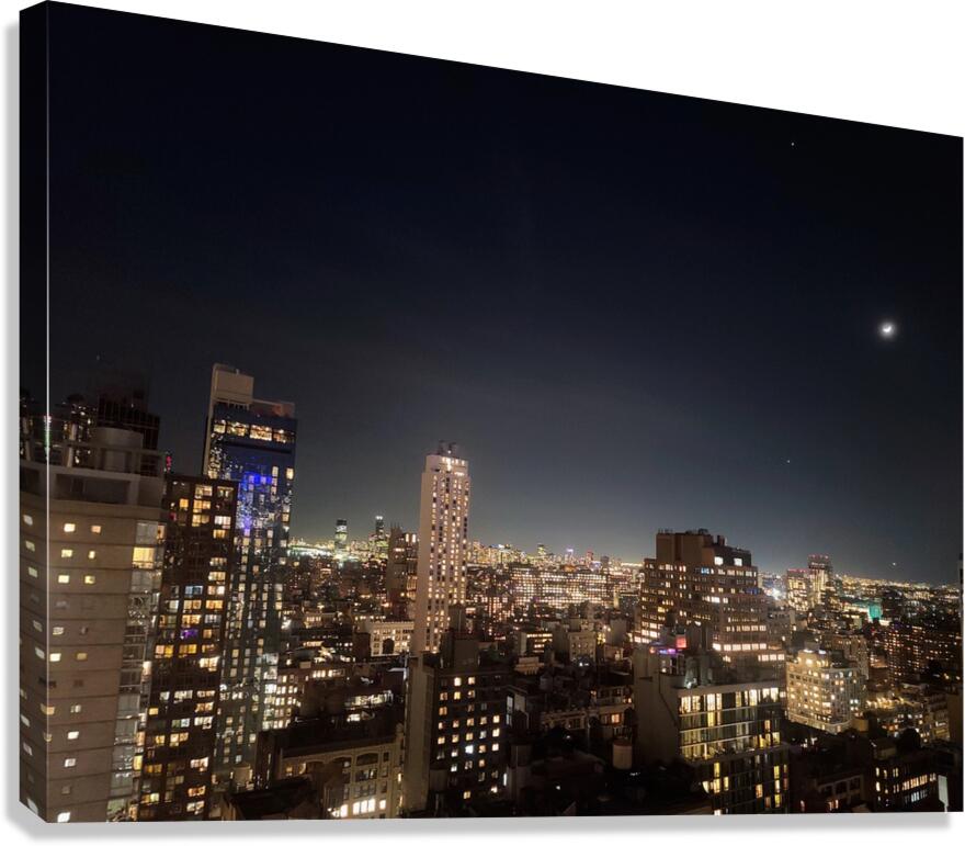 Magical Moonlight Manhattan Canvas Print