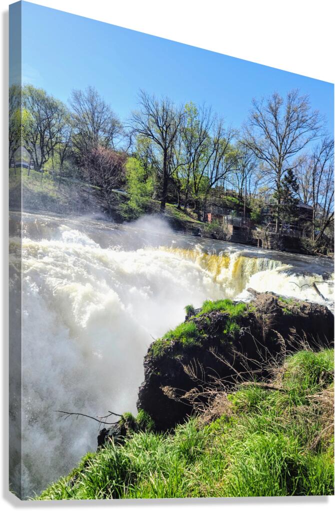 Where the Earth Breathes in Light and Water Canvas Print