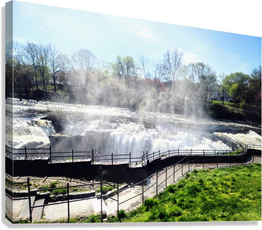 A Moment Between Moments at Paterson Great Falls Historic National Park Canvas Print