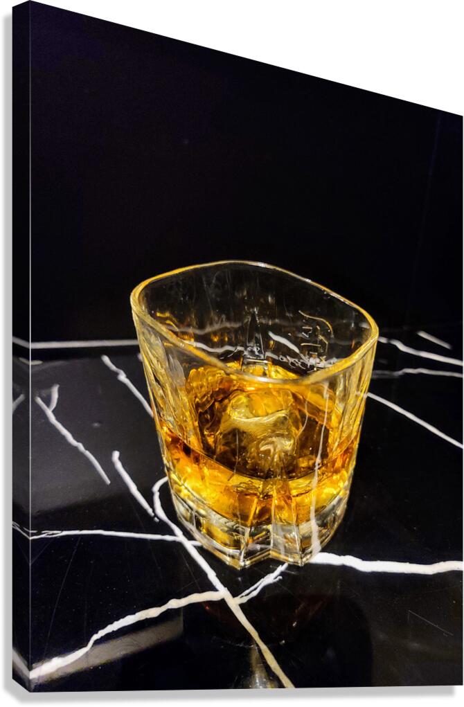 Aged Gold in a Crystal Cage Canvas Print