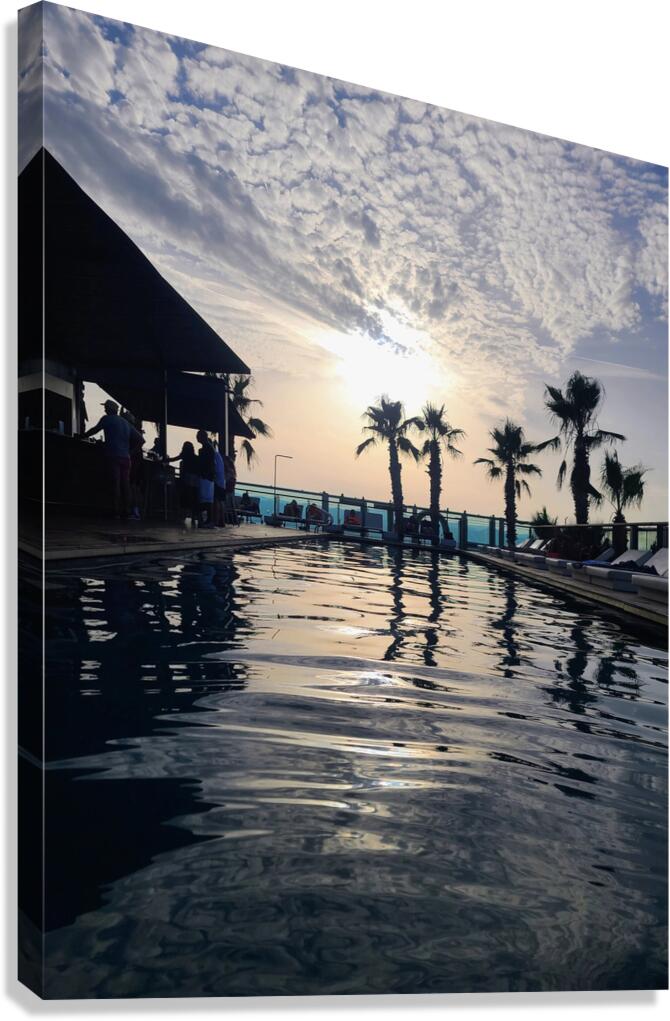 Sunset Social: The Last Light Lounge Canvas Print