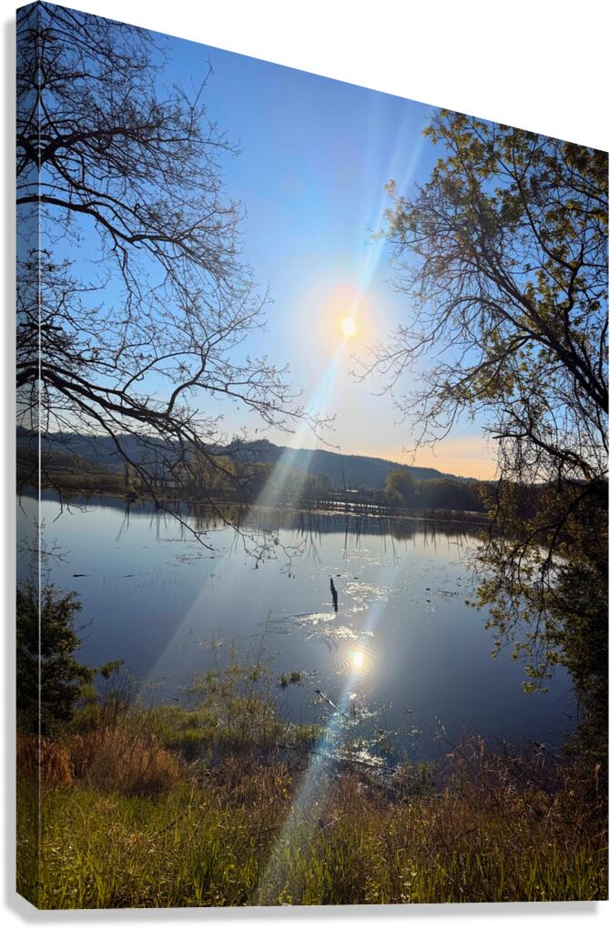 Reflections of La Crosse Canvas Print