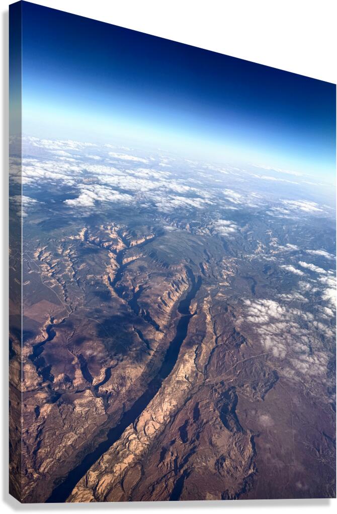 Earths EKG: The Veins of Utah Canvas Print