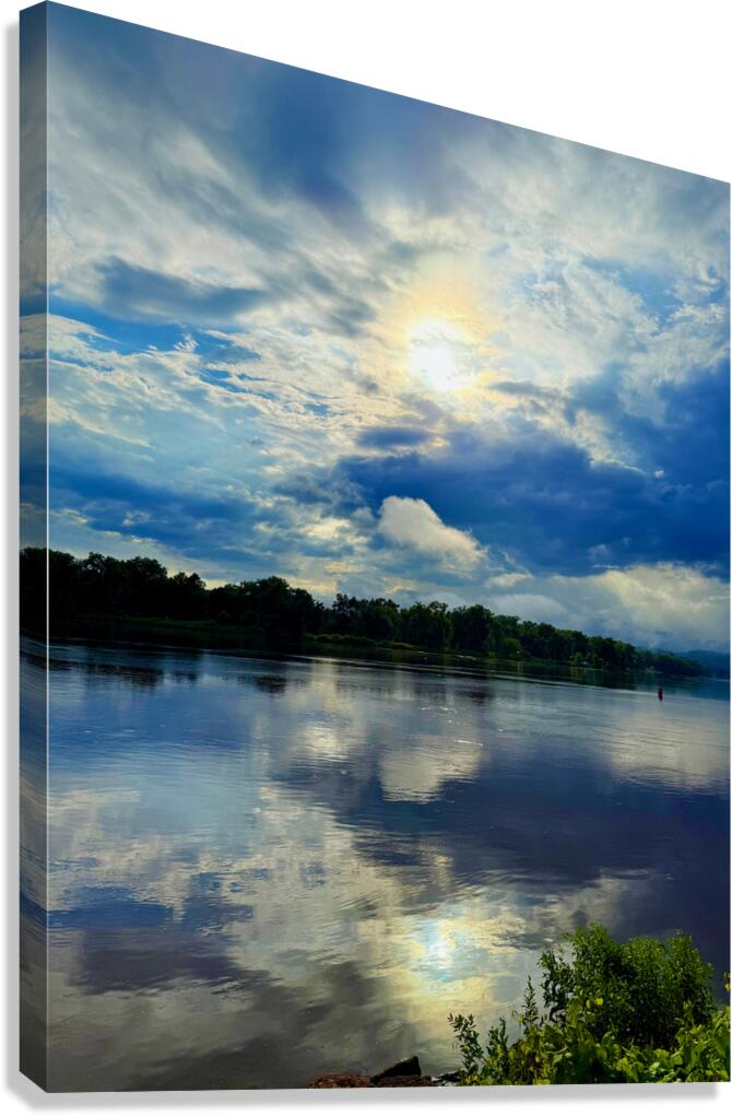 Between Heaven’s Whisper and Earth’s Reflection Canvas Print